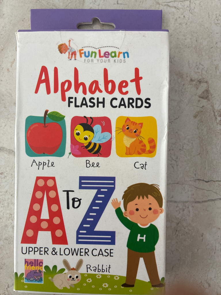 Alphabet flash cards 