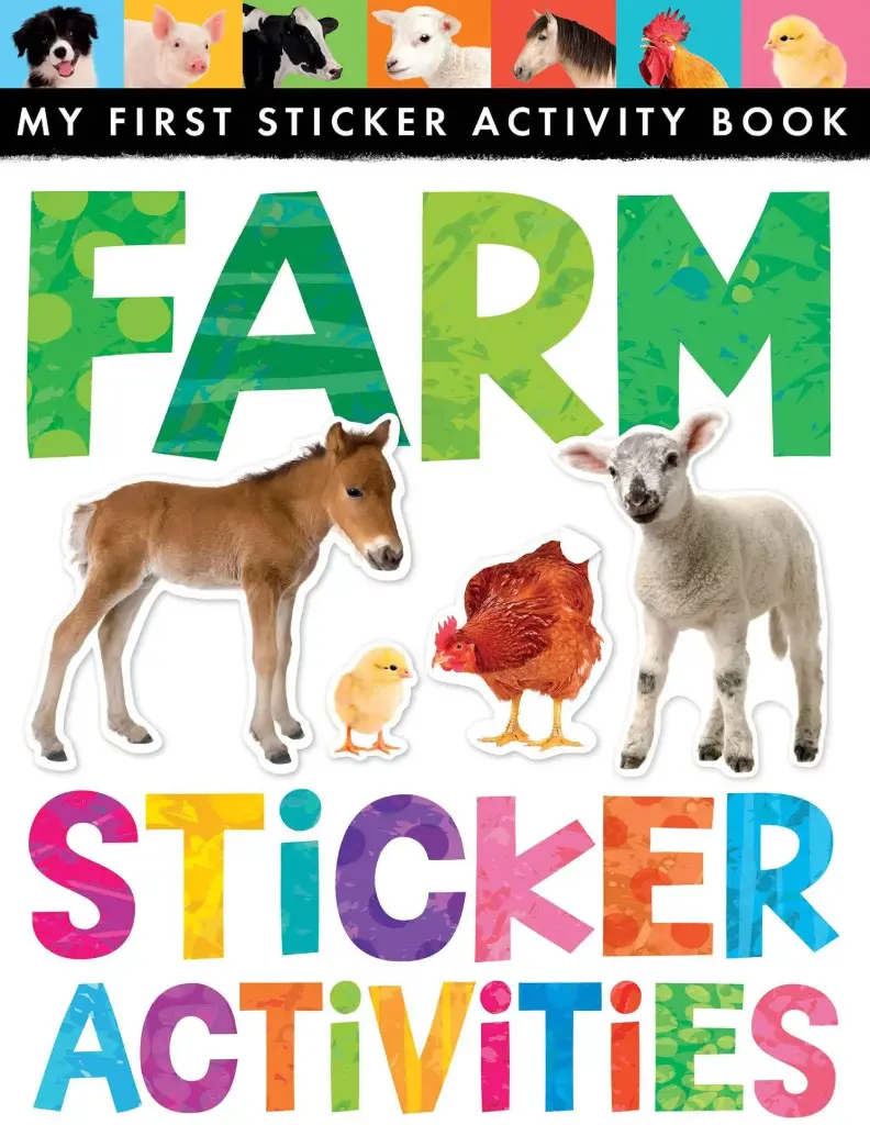 Farm sticker and activity book