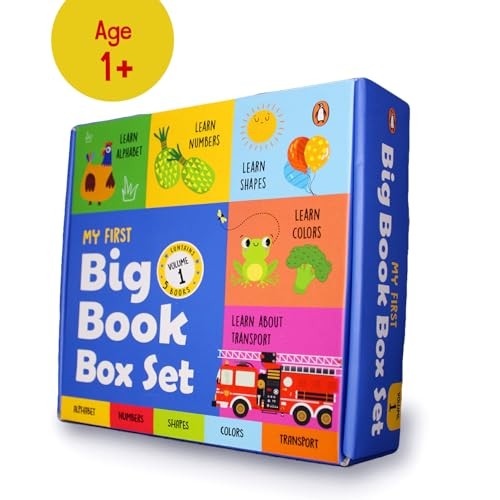 My First Big Book Box - Volume 1 (5 Books Tuck-Box): a Boxset of 5 Illustrated Big Board Books for PreSchool Kids, Toddlers [Penguin Early Learning Se
