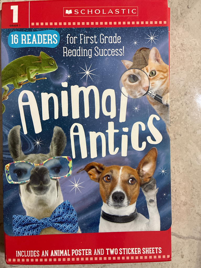 Scholastic Early Learners: Animal Antics Grade 1 E-J Reader Box Set