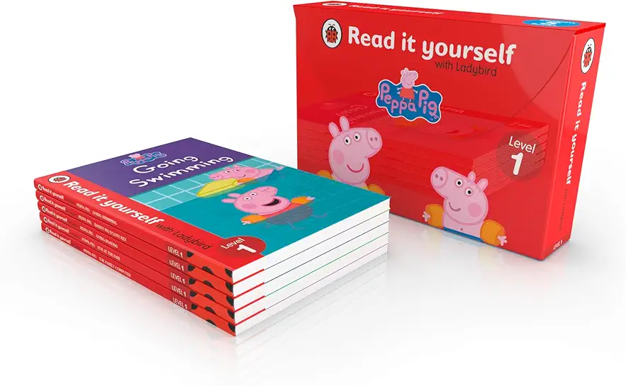 Peppa Pig Read It Yourself (Level 1) by Ladybird: 5 Books Collection Box Set - Ages 3+ - Hardback