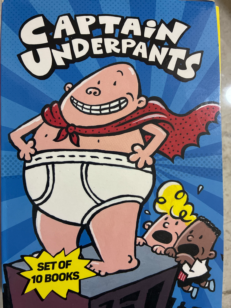 Captain Underpants Box Set {10 Books} Pb