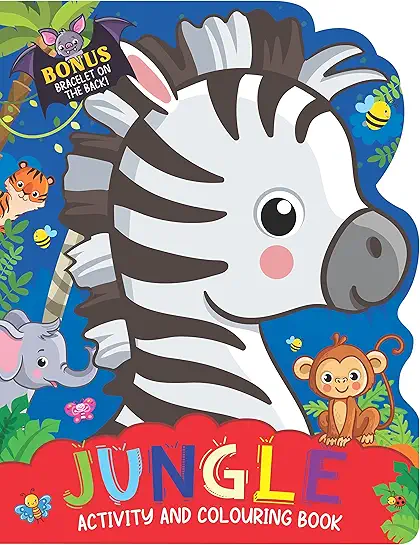 Jungle Activity And Colouring Book