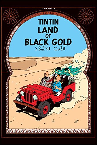 TinTin Land of Black Gold, Children's, Paperback, Hergé