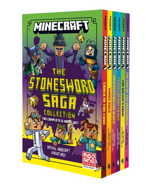 Minecraft Complete 6 Book Stonesword Saga, Children's, Other Format, Mojang AB
