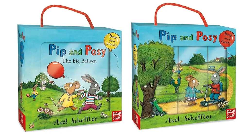Pip and Posy Book and Blocks Set by Illustrated by Axel Scheffler