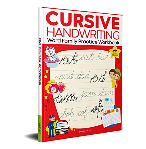 Cursive Handwriting: Word Family: Practice Workbook for Children