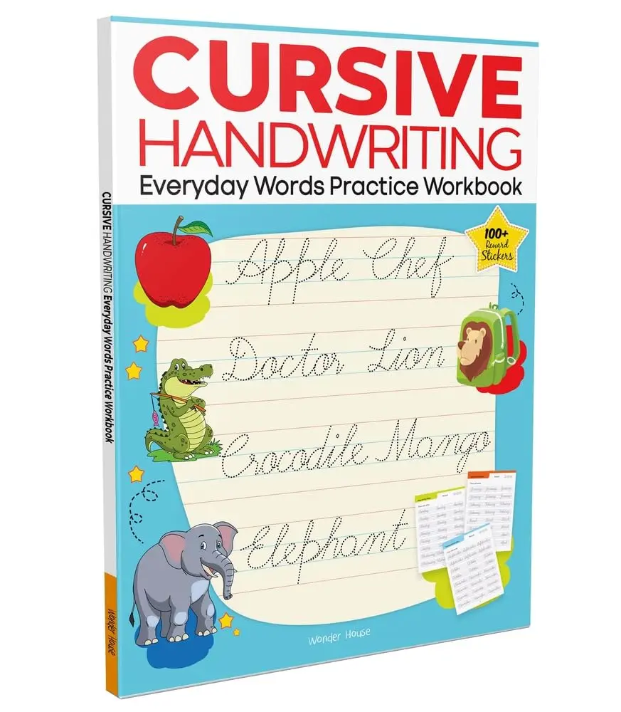 Cursive Handwriting: Everyday Words: Practice Workbook for Children