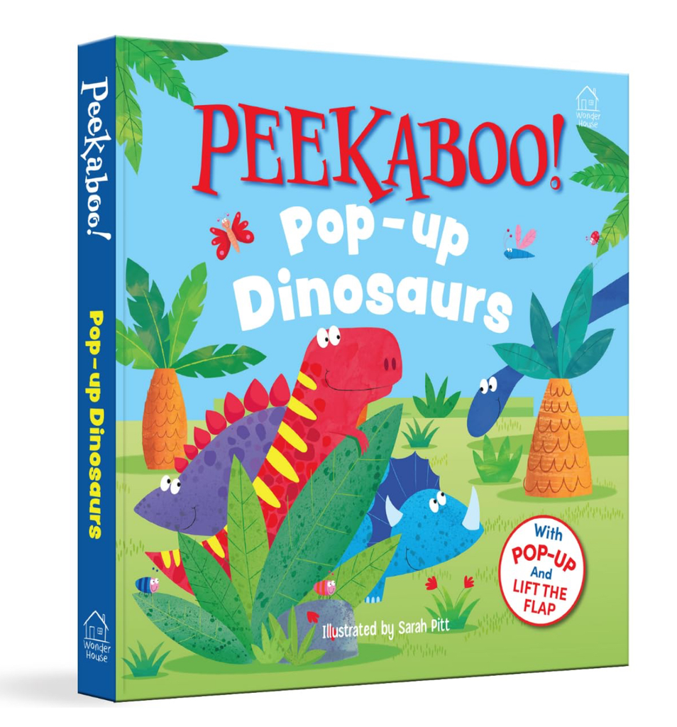 Peekaboo pop up dinosaur 