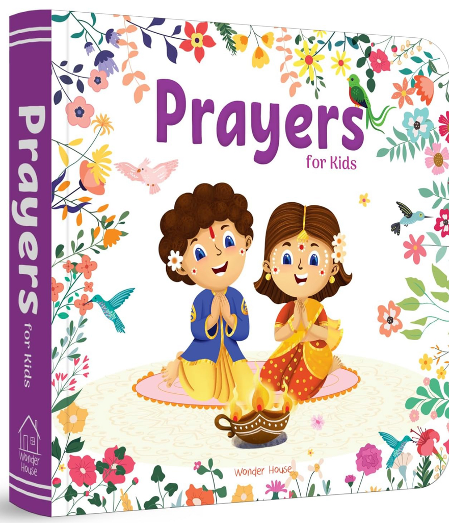 Prayers for Kids  Illustrated Prayer Book: Prayers in Three Languages