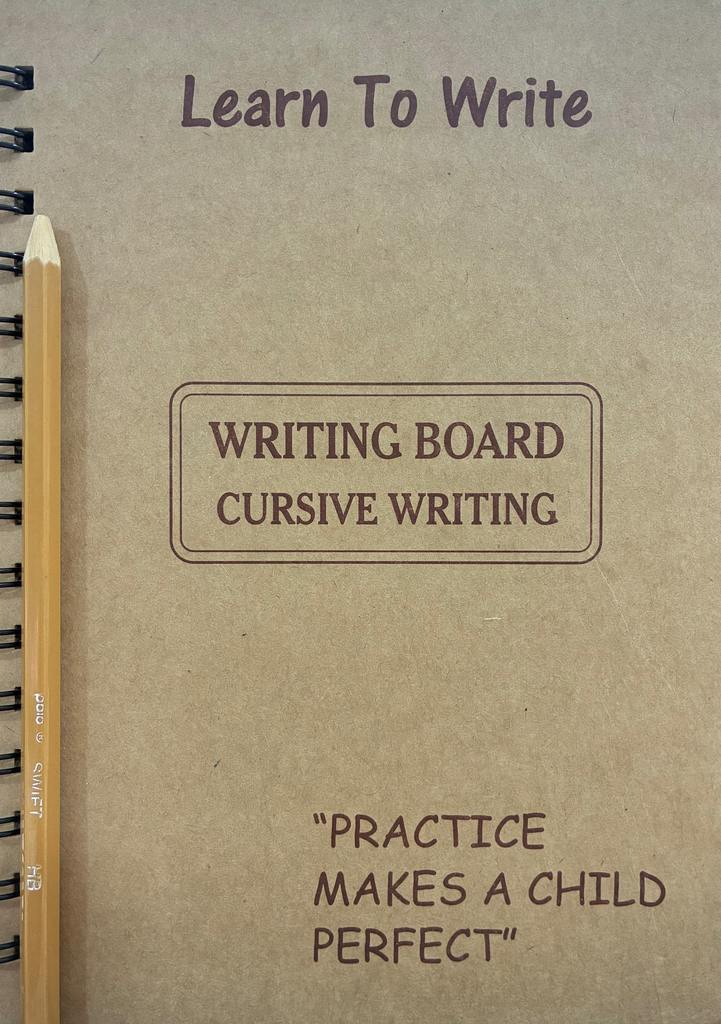 Prewriting board cursive writing