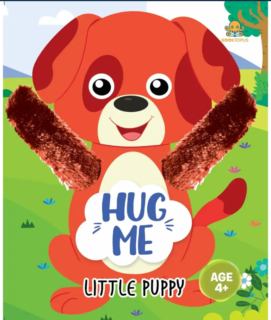 Hug me little puppy