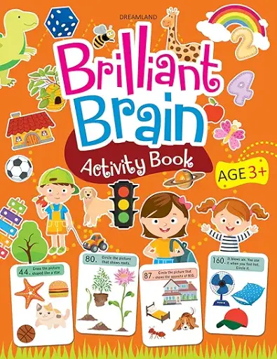 Brilliant Brain Activity Book - 3+