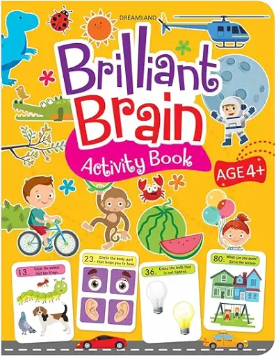 Brilliant Brain Activity Book - 4+