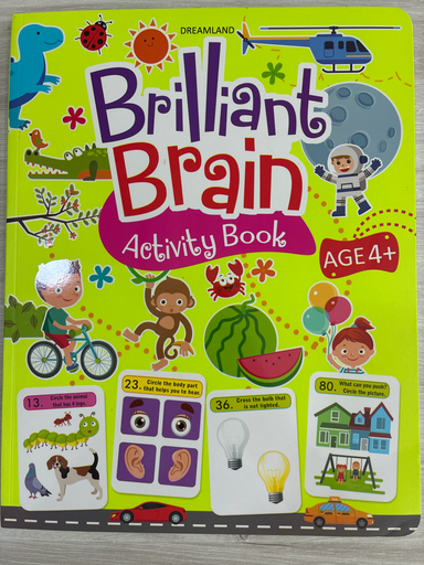 Brilliant Brain Activity Book - 4+