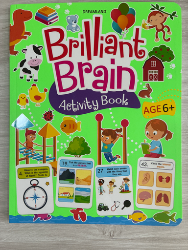 Brilliant Brain Activity Book - 6+
