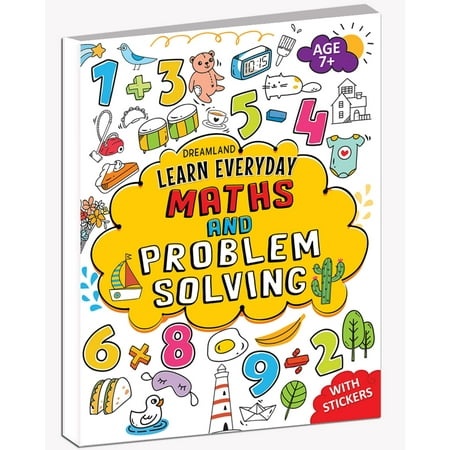 Fun with Maths Activity Book for Children Age 6+ with Stickers - Learn Everyday Series for Kids