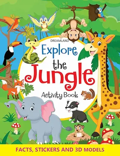 Explore the Jungle - Activity with Stickers