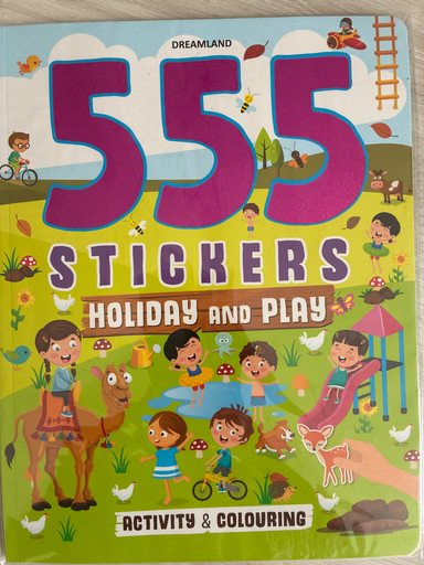 555 Stickers Holiday & Play