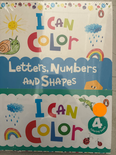 I can color - letters, numbers and shades 