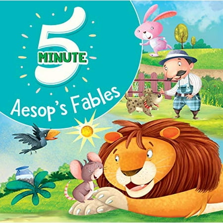 5 Minute Aesop S Fables - Premium Quality Padded & Glittered Book