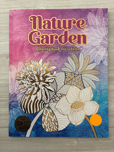 Nature Garden Coloring Book for Adults