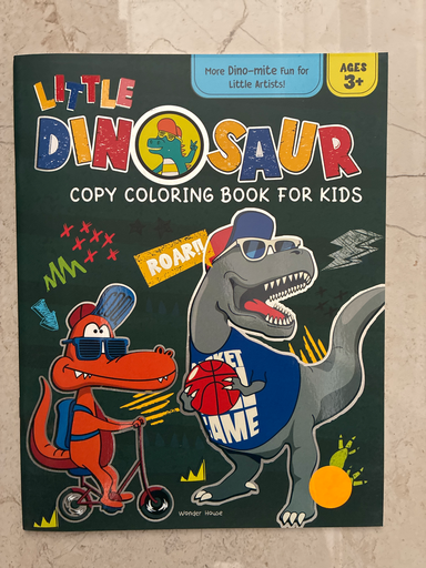Little Dinosaur copy colouring book for kids