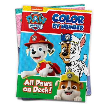 All Paws on Deck: Paw Patrol  Color by Number Activity Book