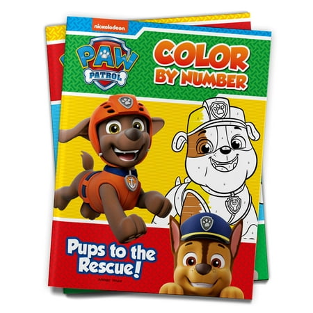 Pups to the Rescue: Paw Patrol  Color by Number Activity Book