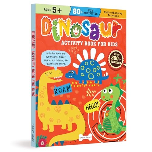 Dinosaur Activity Book for Kids - by Wonder House Books (Paperback)