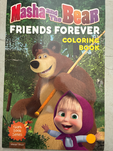 Friends Forever: Masha and the Bear - Giant Coloring Book by Wonder House PB NEW