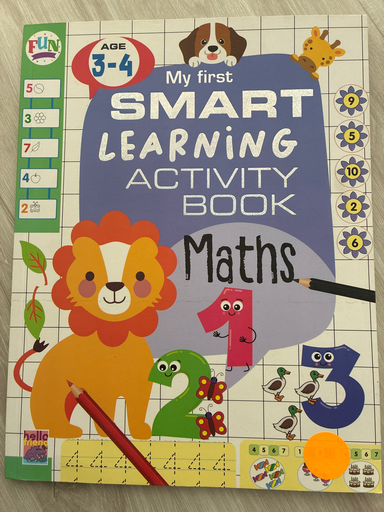 My first Smart learning activity book maths 3+ years