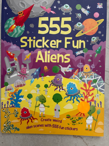 555 Sticker Fun Aliens