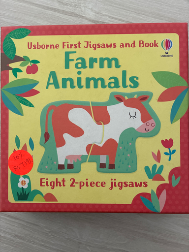 Matthew Oldham Usborne First Jigsaws: Farm Animals (Paperback)