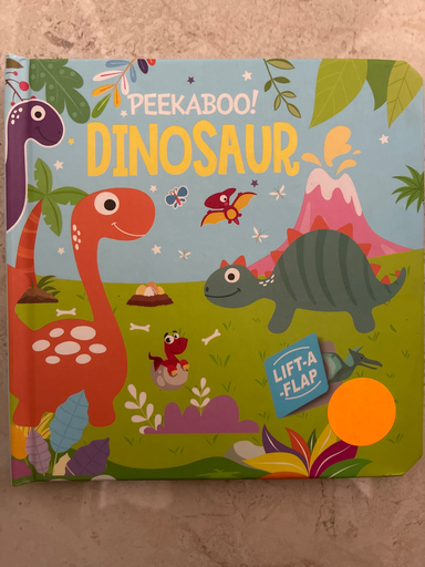 Peekaboo dinosaur 