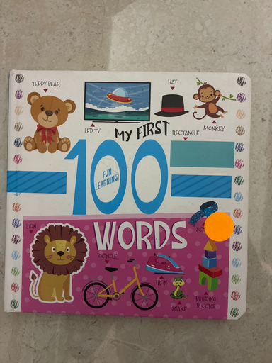 My first 100 words 