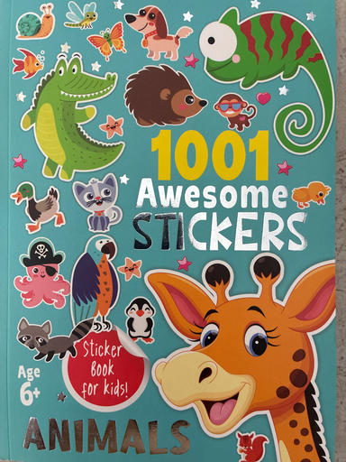 1001 Awesome Stickers Animals 