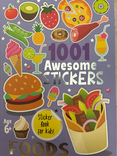1001 Awesome Stickers Foods