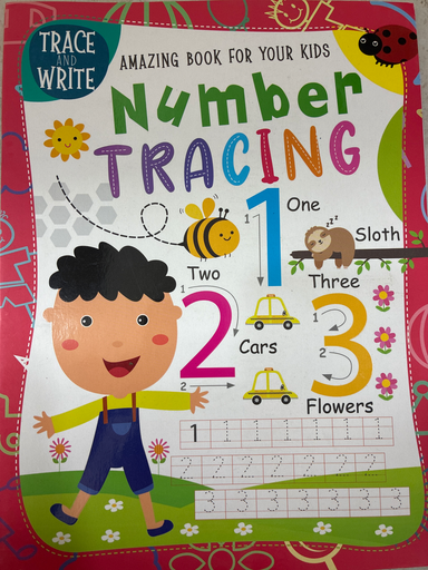 Amazing book for your kids number tracing12 3