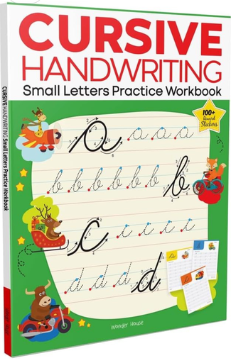 Cursive Handwriting: Small Letters: Practice Workbook for Children
