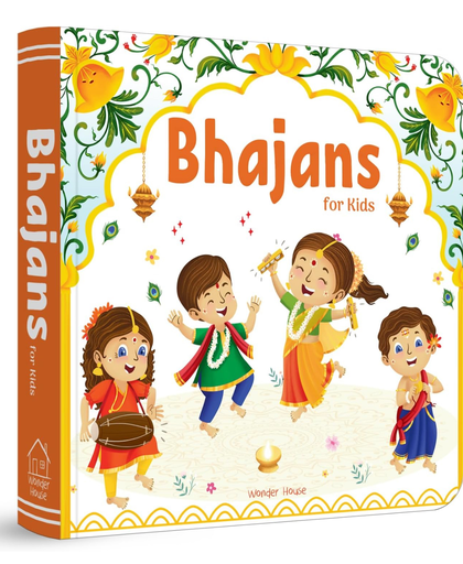 Bhajans for Kids - Illustrated Prayer Book: Bhajans in Three Languages